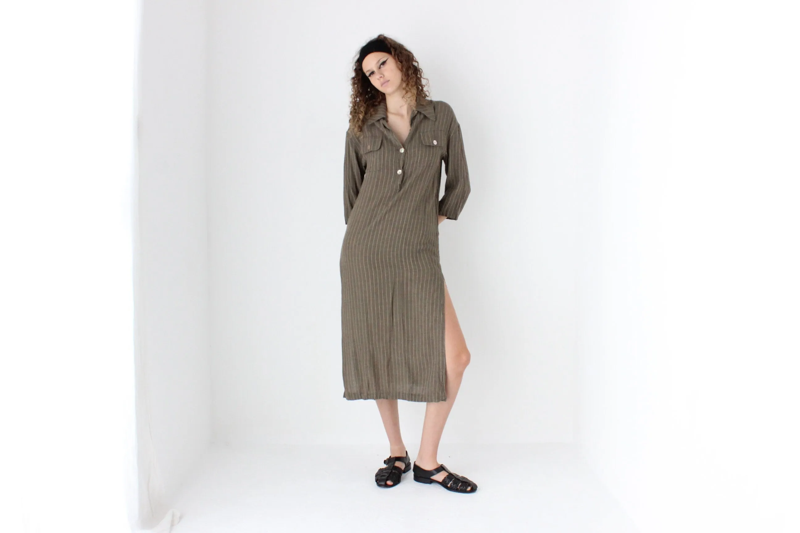 90s Italian Relaxed Sheath Dress by Gianfranco Ebeyer
