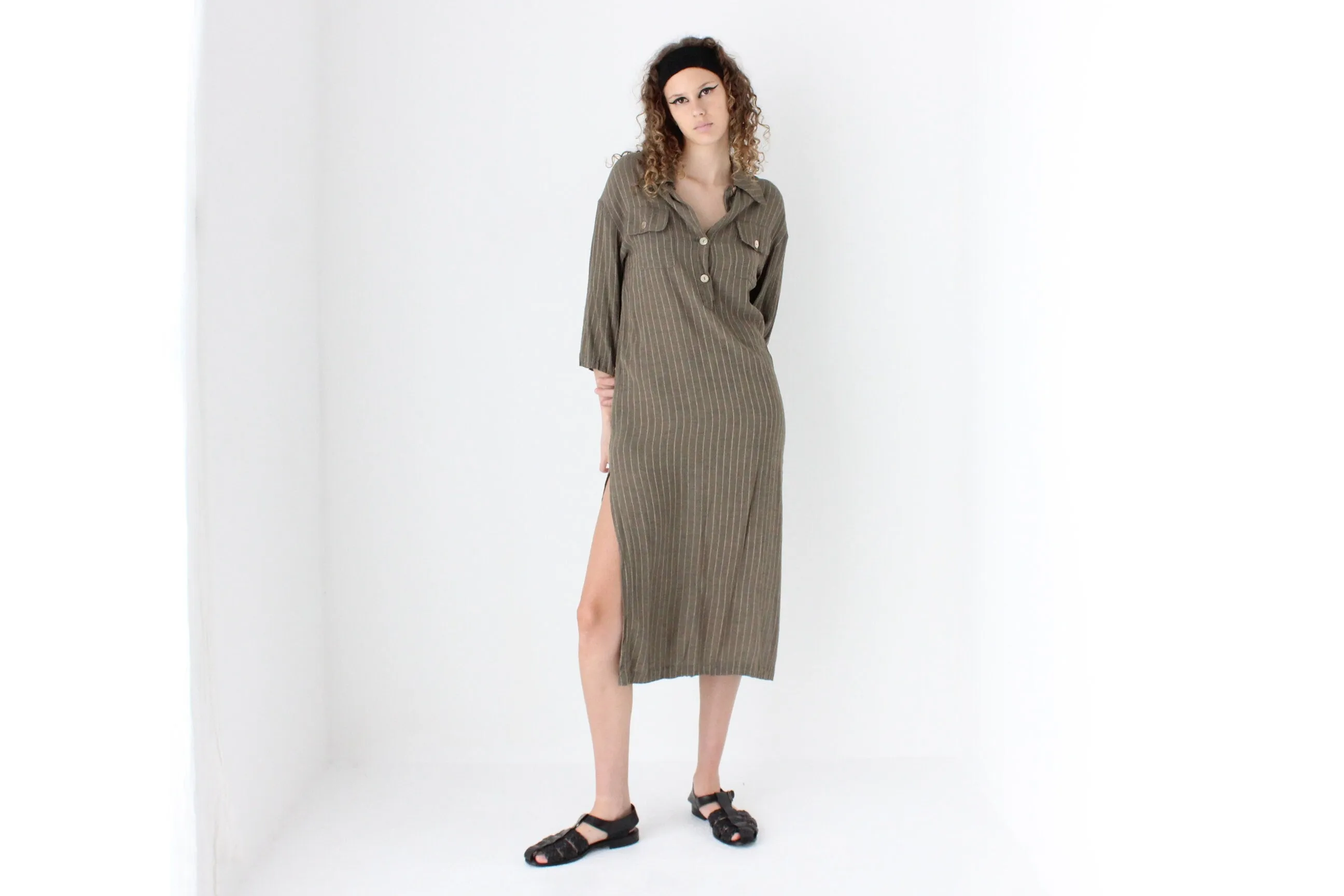 90s Italian Relaxed Sheath Dress by Gianfranco Ebeyer