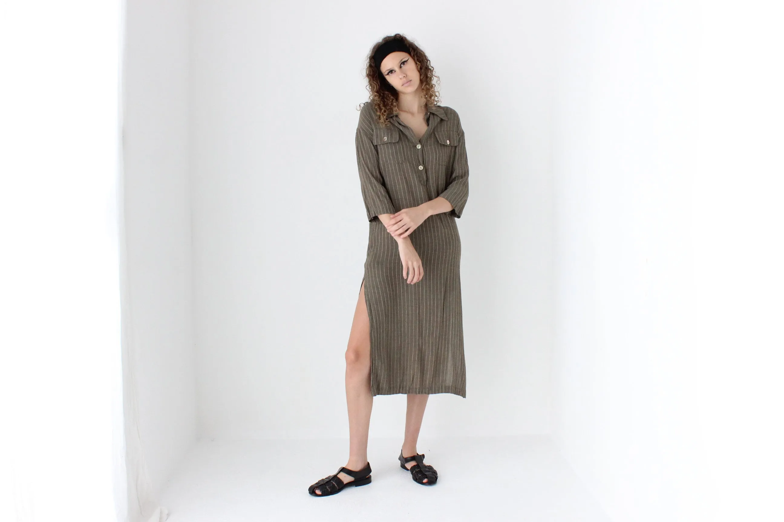 90s Italian Relaxed Sheath Dress by Gianfranco Ebeyer