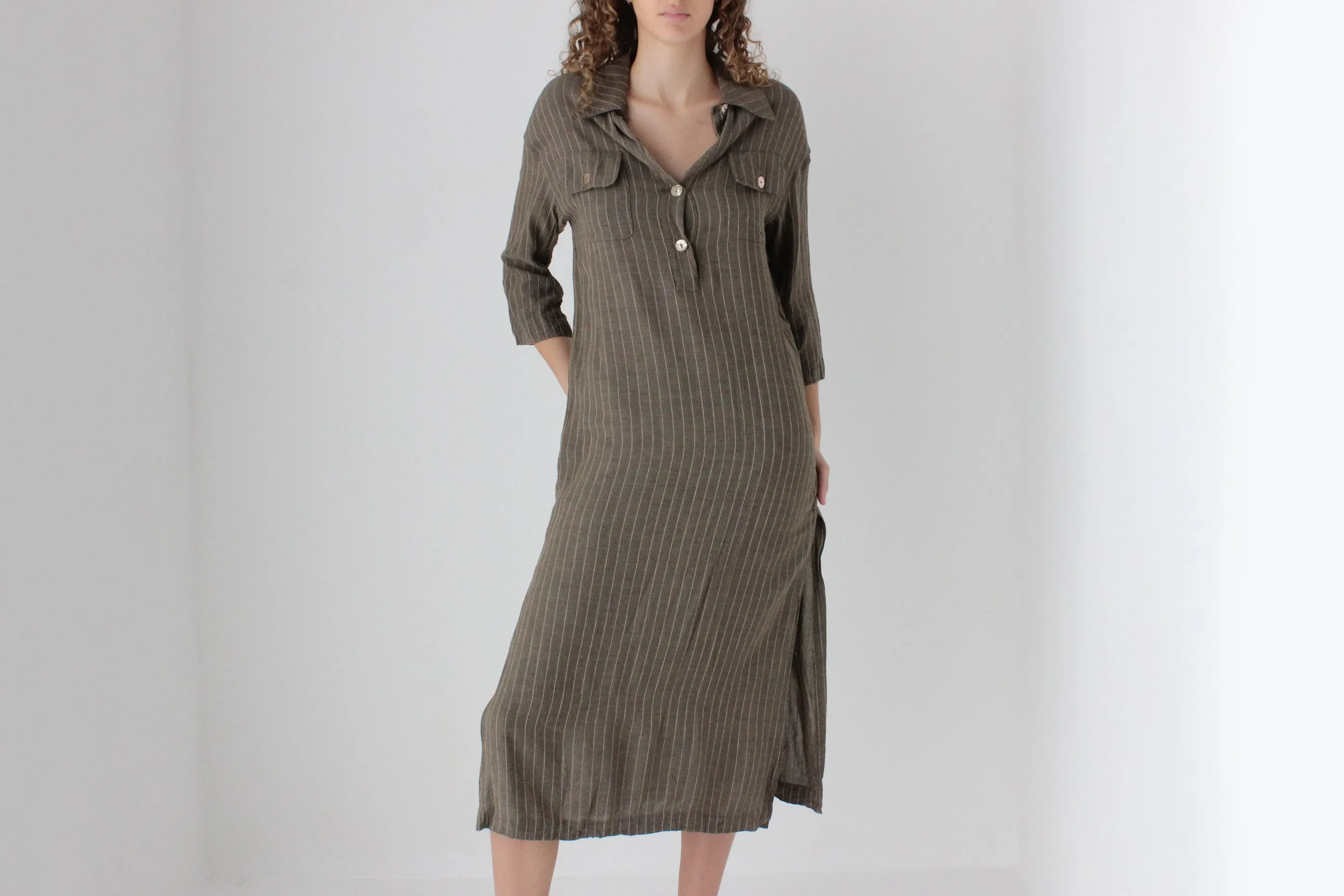 90s Italian Relaxed Sheath Dress by Gianfranco Ebeyer