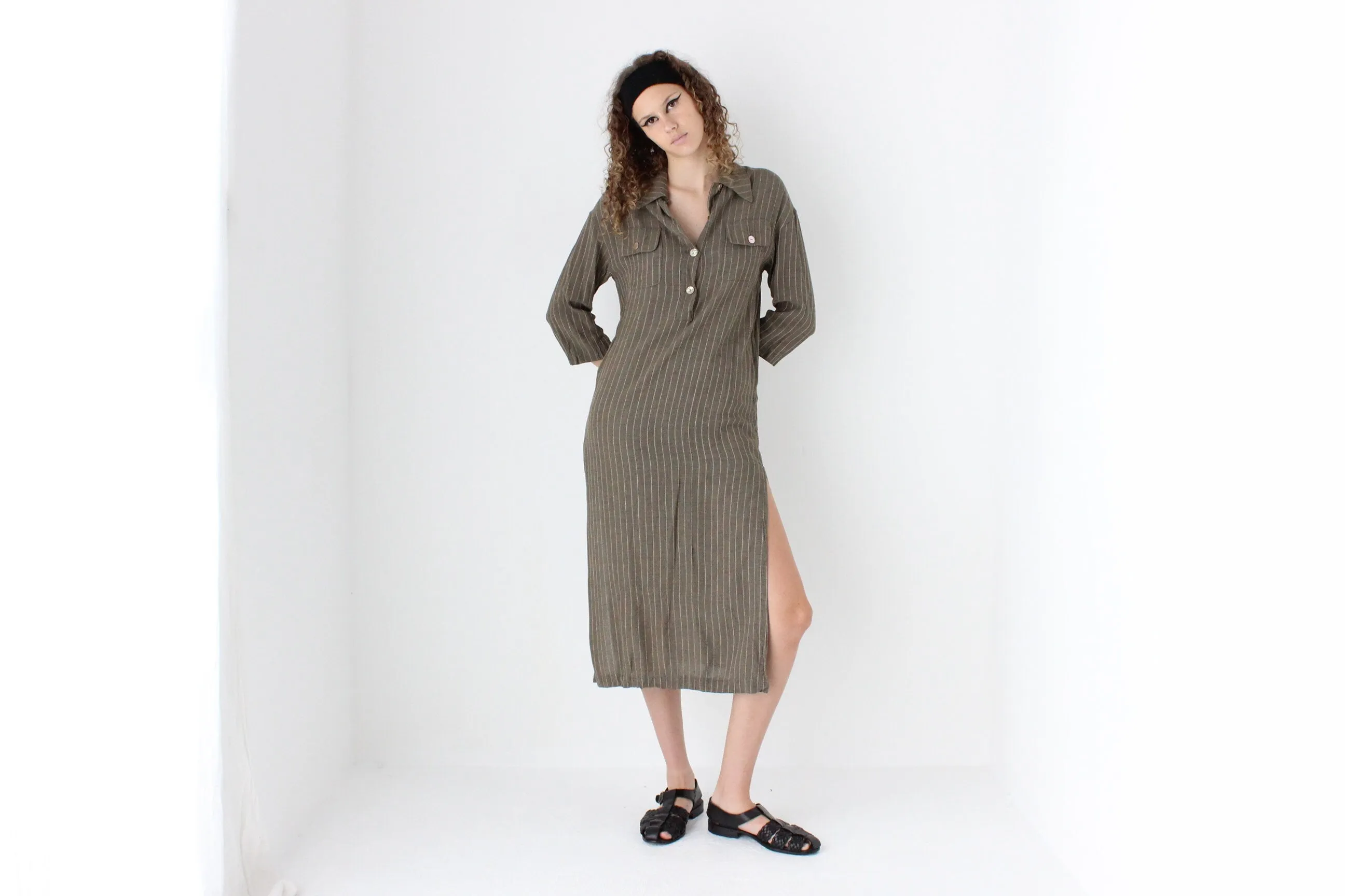 90s Italian Relaxed Sheath Dress by Gianfranco Ebeyer