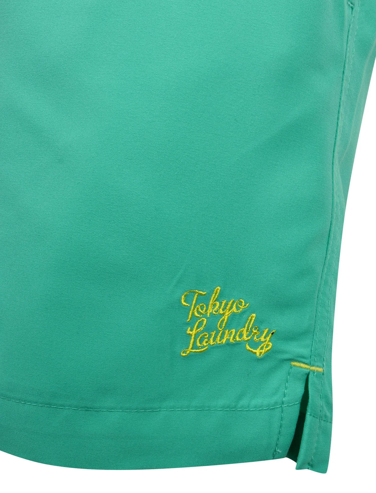 Algol Classic Swim Shorts In Marine Green - Tokyo Laundry