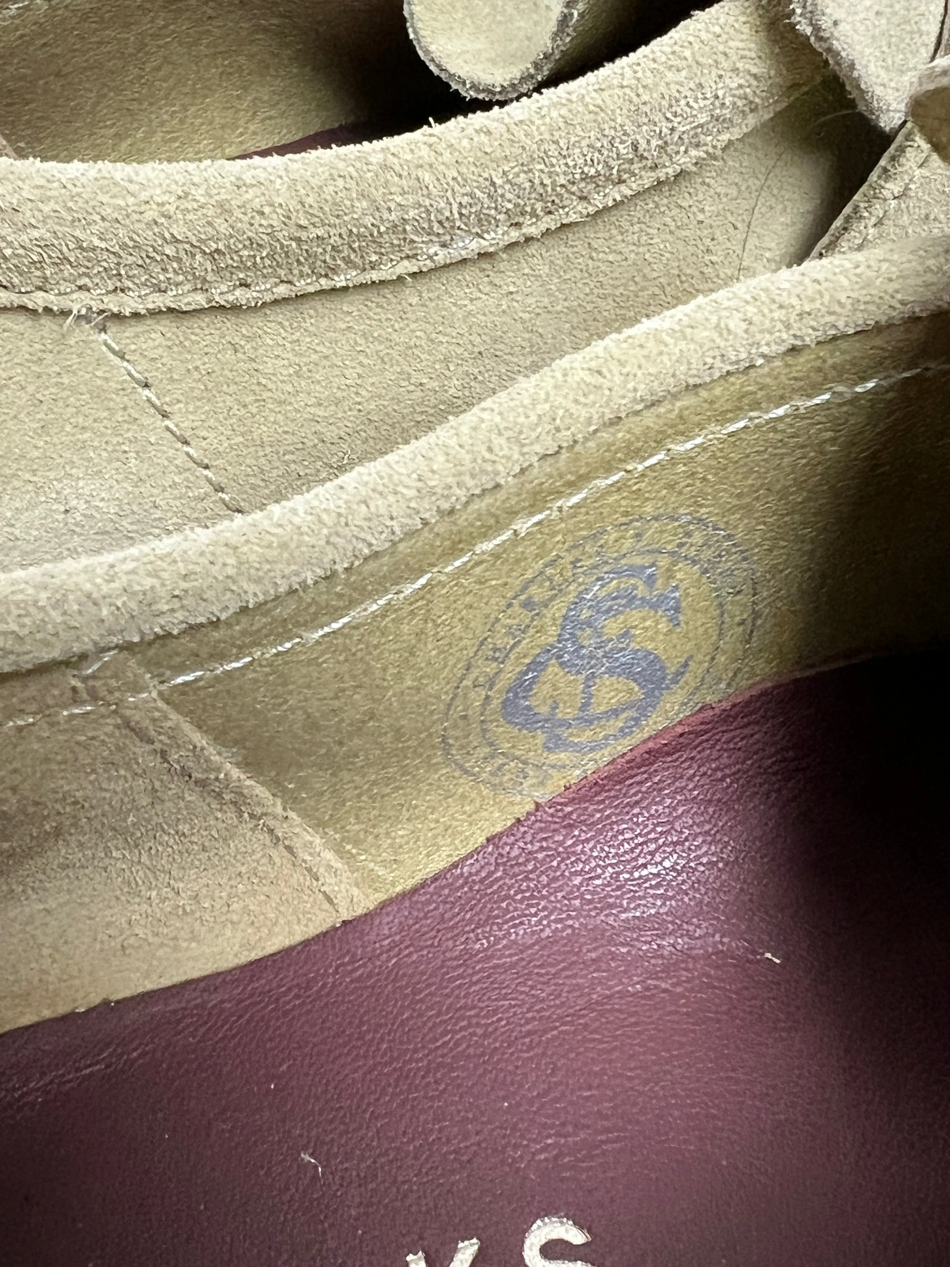 Beige Wallabee Monkstraps Slip-Ons