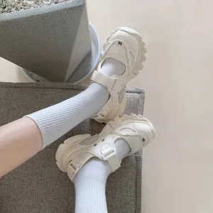 binfenxie Women Sport Sandals Wedge Hollow Out Women Sandals Outdoor Cool Platform Shoes Women Beach Summer Shoes New Footwear