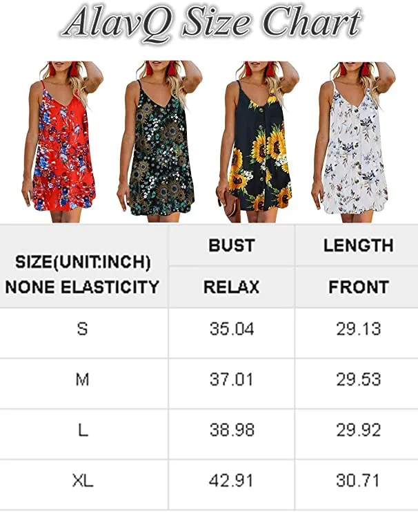 Black Floral Women Summer Spaghetti Strap Button Down V Neck Sleeveless Casual Mini Dress - AlvaQ