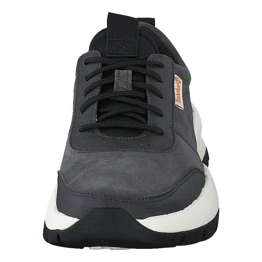Boroughs Project Lthr Ox Dark Grey Suede