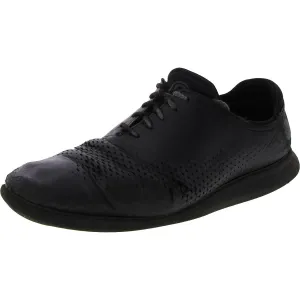 Cole Haan Mens 2 Zerogrand Faux Leather Lace Up Oxfords
