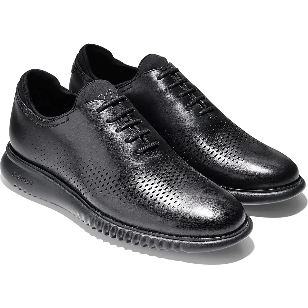 Cole Haan Mens 2 Zerogrand Faux Leather Lace Up Oxfords