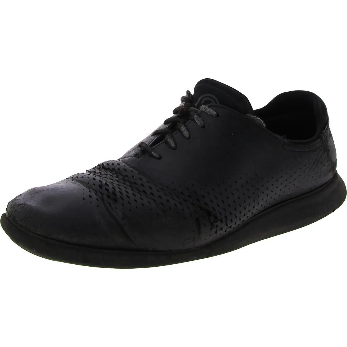 Cole Haan Mens 2 Zerogrand Faux Leather Lace Up Oxfords