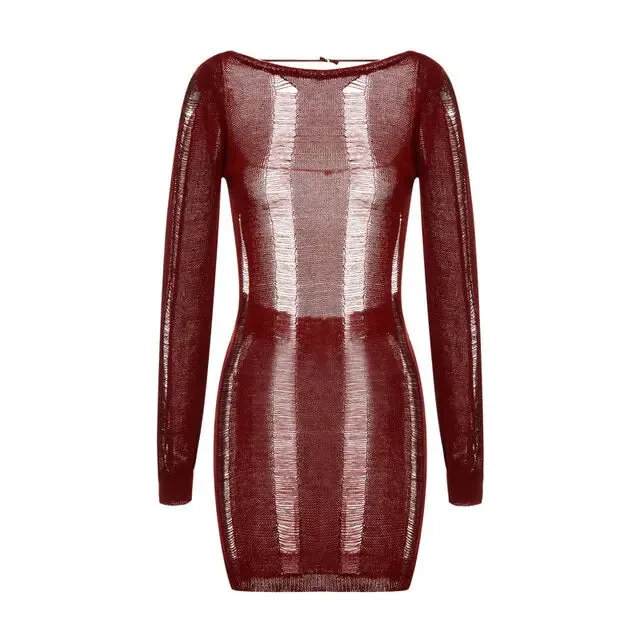 Drawstring Tie Up Dress Beach Clubwear Dress