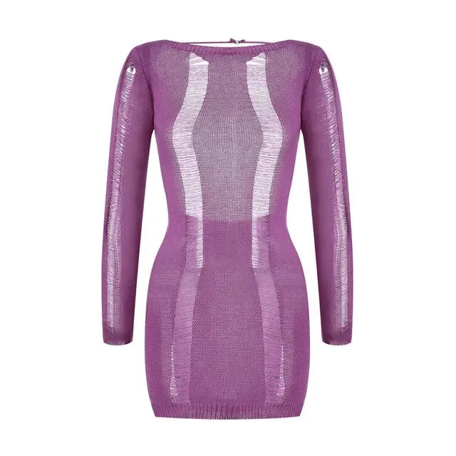 Drawstring Tie Up Dress Beach Clubwear Dress