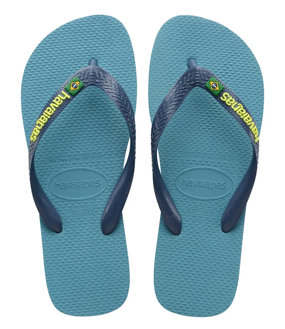 HAVAIANAS BRASIL LOGO - NAUTICAL BLUE