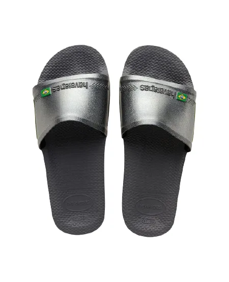 HAVAIANAS SLIDE BRASIL - NEW GRAPHITE
