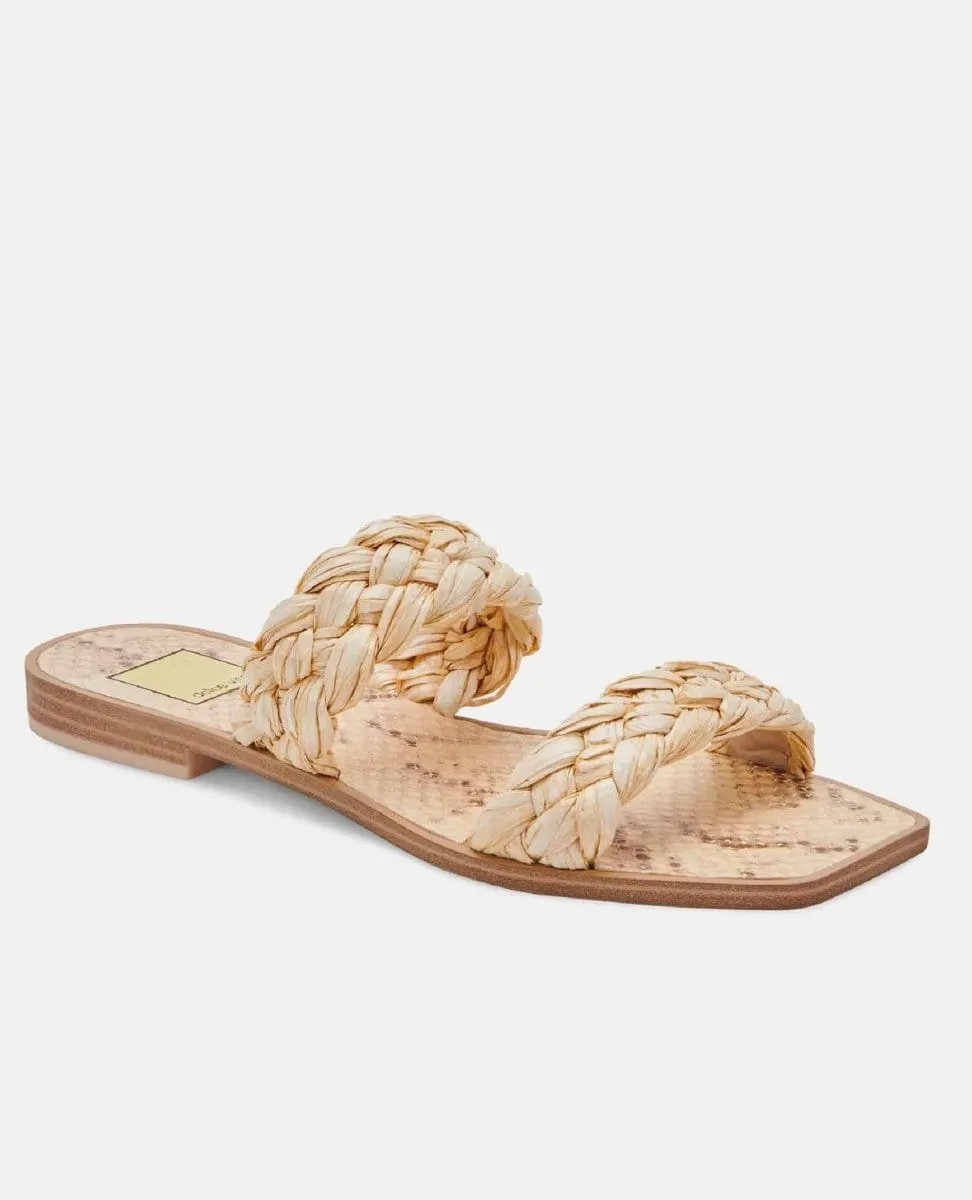Indy Sandals Light Raffia Stella