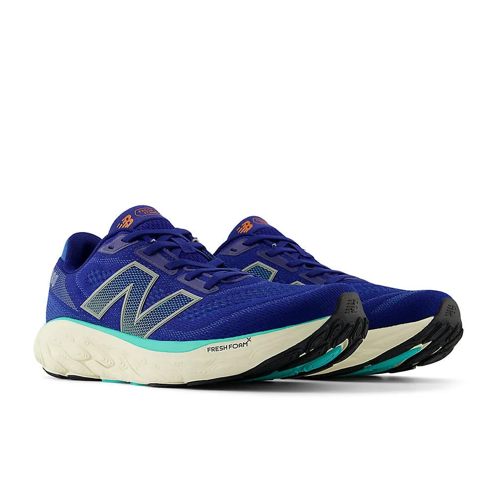 New Balance Fresh Foam X 880 v14 (Mens) - Inkwell with  Cyber Jade and Dark Silver Metallic
