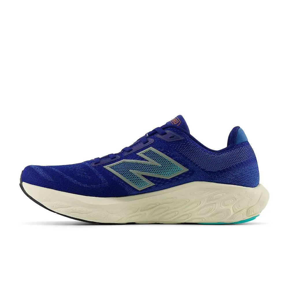 New Balance Fresh Foam X 880 v14 Wide (Mens) - Inkwell  with Cyber Jade and Dark Silver Metallic