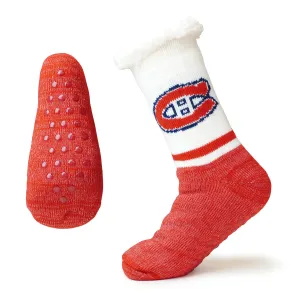 Northern Comfort "NHL Montreal Canadiens" Women and Men's Slipper Socks - SALE