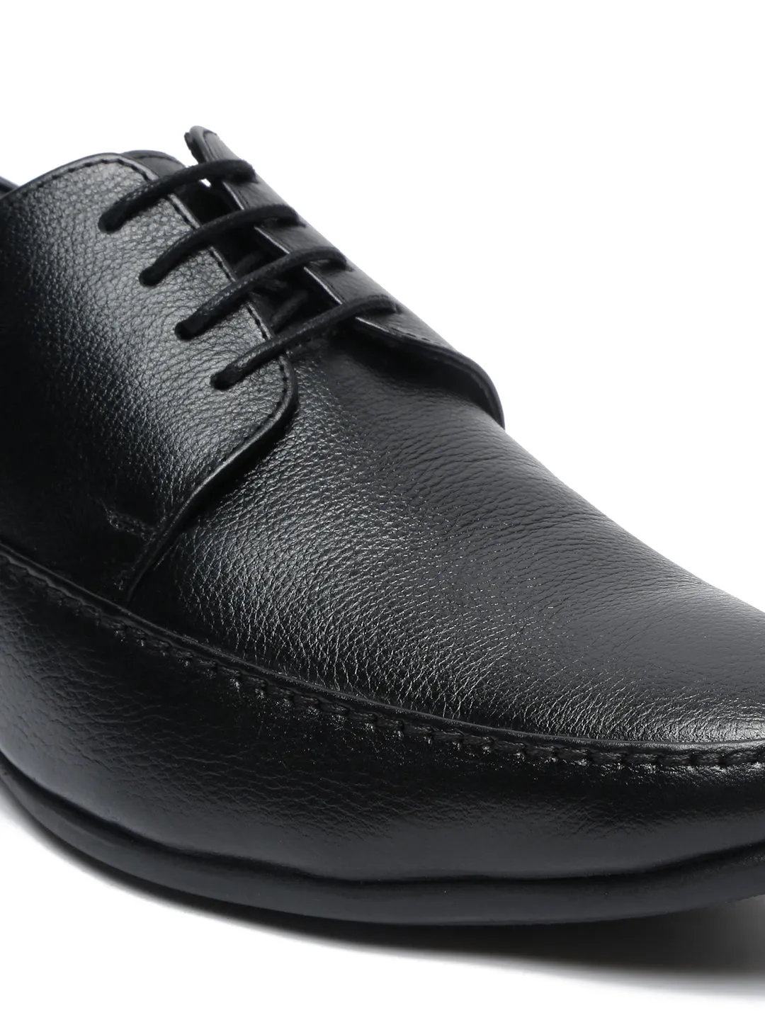 Pelle Albero Black Men's Derbies