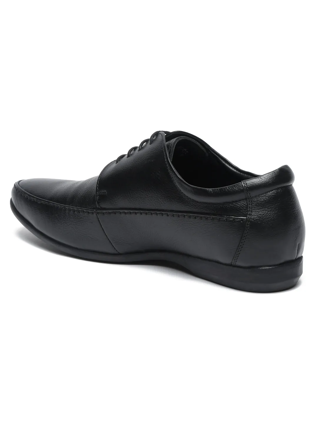 Pelle Albero Black Men's Derbies
