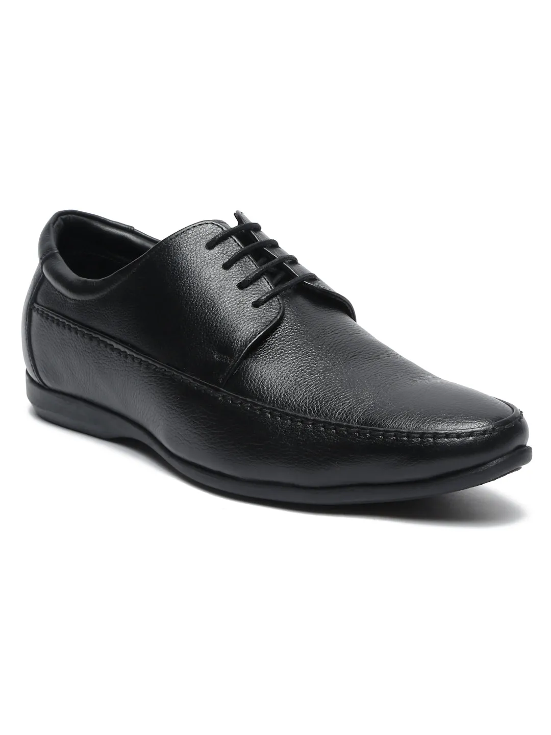 Pelle Albero Black Men's Derbies