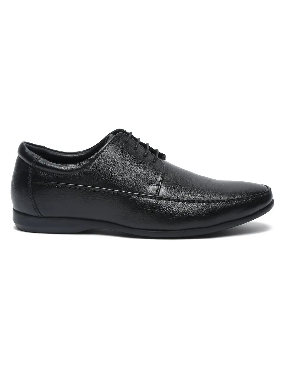Pelle Albero Black Men's Derbies