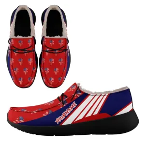 Unique Gift,Personalized Flag Sneakers, Custom Patriotic Fur Lining Loafer Shoes, Best Gift for Vateran.FN042-24020295-7b