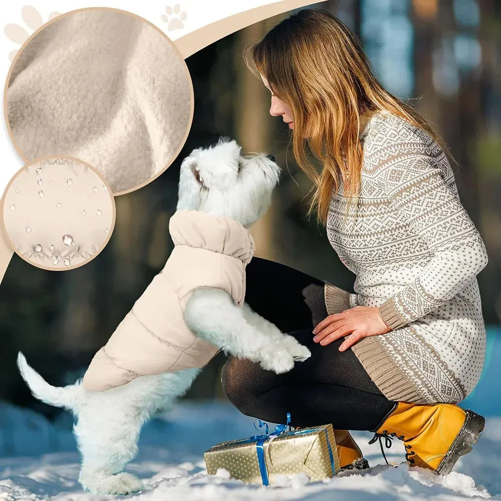 Winter Warm Dog Jacket - Keep Your Small and Medium Dogs and Cats Cozy in Cold Weather with a Waterproof and Windproof Dog Snow Jacket - Ideal Pet Puppy Clothes for the Chilly Season
