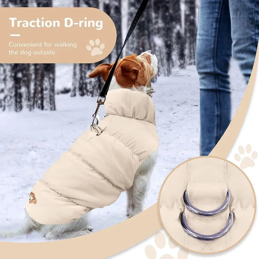 Winter Warm Dog Jacket - Keep Your Small and Medium Dogs and Cats Cozy in Cold Weather with a Waterproof and Windproof Dog Snow Jacket - Ideal Pet Puppy Clothes for the Chilly Season