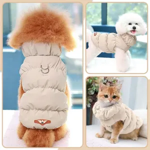Winter Warm Dog Jacket - Keep Your Small and Medium Dogs and Cats Cozy in Cold Weather with a Waterproof and Windproof Dog Snow Jacket - Ideal Pet Puppy Clothes for the Chilly Season